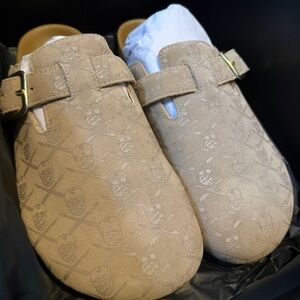 Surgeon Mule Taupe Monogram clogs, size 11